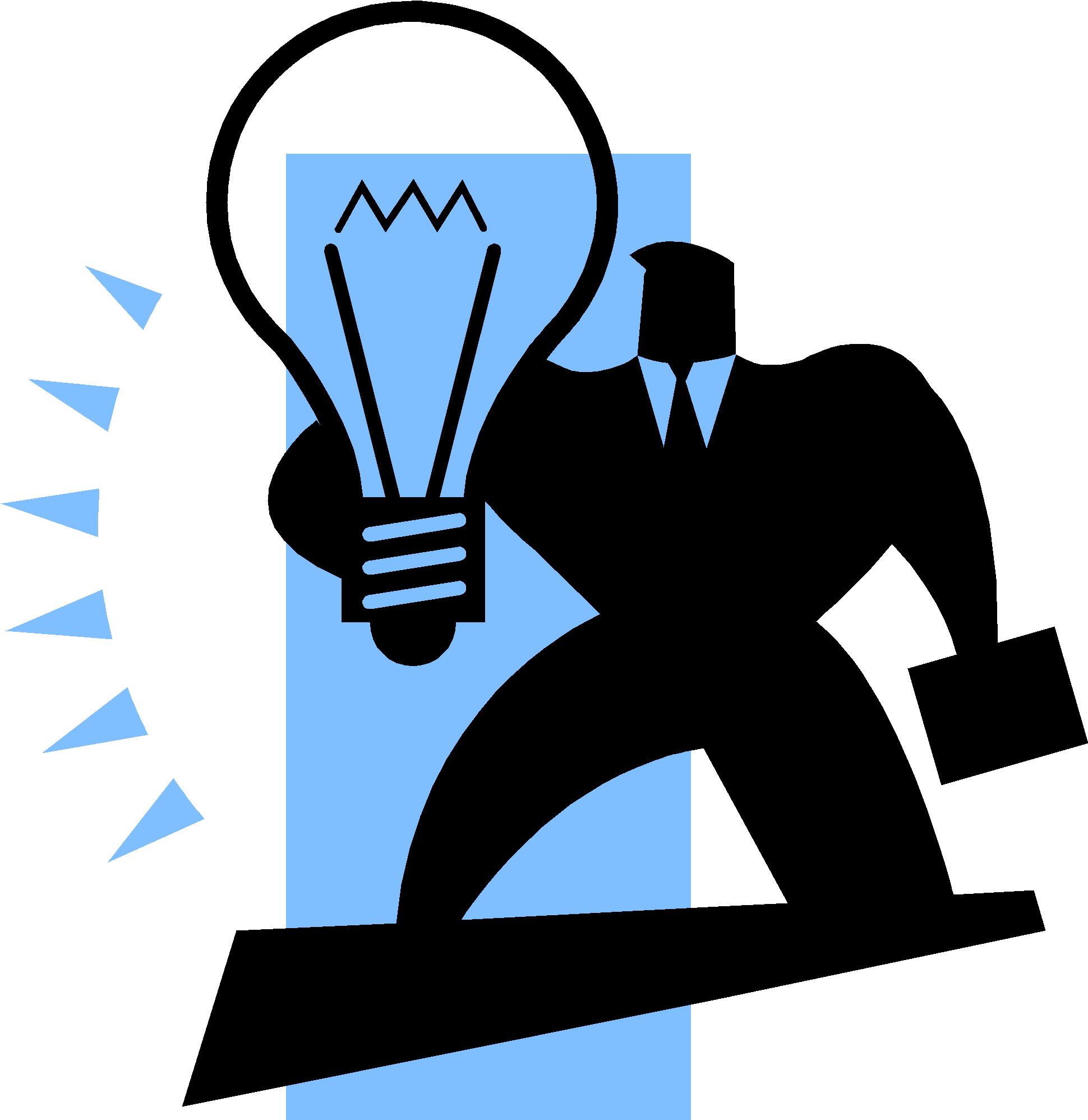 Toto, We're Not In Kansas Anymore - Clipart Man With Bulb (2019x2078)