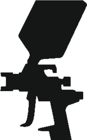Paint Clipart Silhouette - Spray Paint Gun Clipart (640x480)