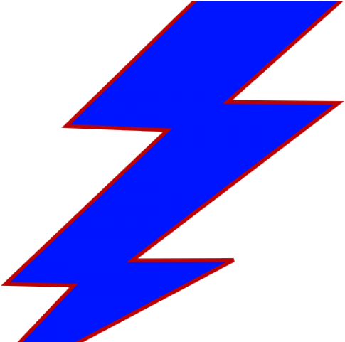 Electricity Clipart Thunderbolt - Red Cartoon Lightning Bolts (640x480)