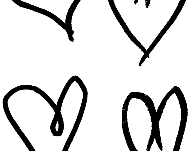 Hearts Clipart Hand Drawn - Hand Drawn Heart Transparent (640x480)