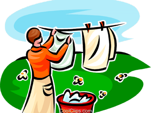 Women Clipart Laundry - Se Parece Una Mujer (640x480)