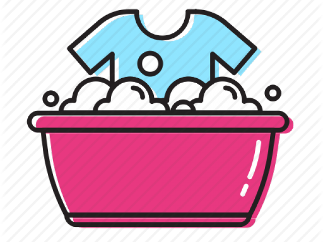 Icons Clipart Laundry - Hand Wash Clothes Icon (640x480)