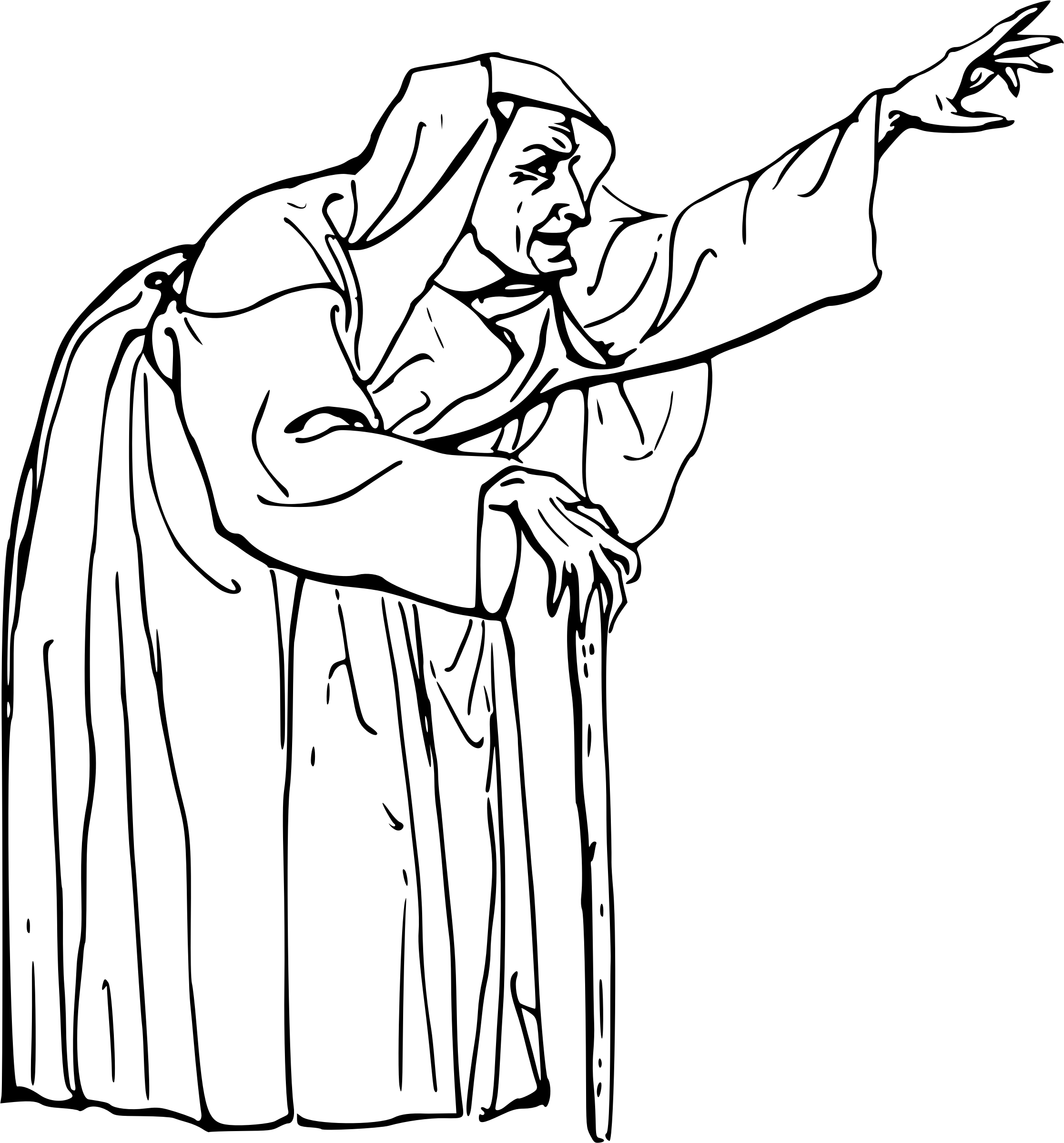 Big Image Png Png Crone Hag - Old Crone Png (2233x2399)