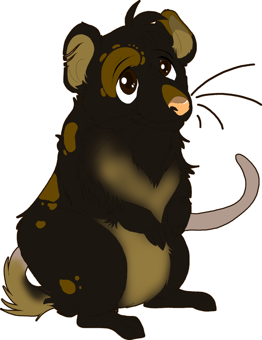 Brownie By Dortetorte Redone Clipart - Cartoon (1024x1327)