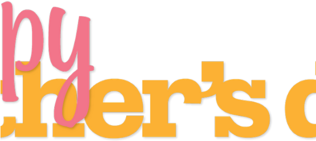 Text Clipart Happy Mothers Day - Graphic Design (640x480)
