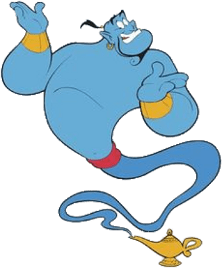 Png Images Page Stickpng - Genie In Lamp (400x400)
