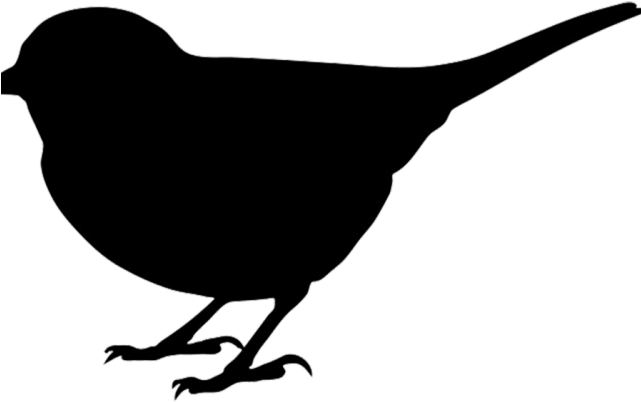 Birds Nest Clipart Silhouette Bird - Clip Art Bird Silhouette (640x480)