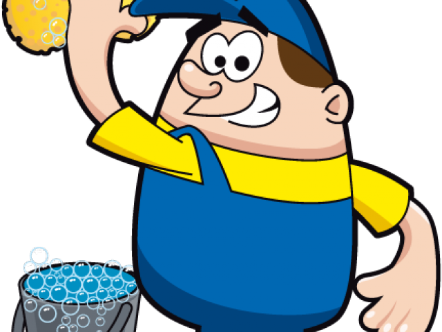 Shop Clipart Car Wash - Man Car Wash Png (640x480)