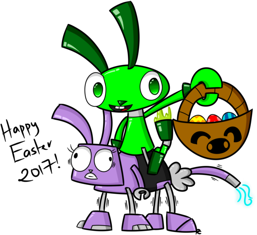 Happy Easter Images - Cartoon (933x857)