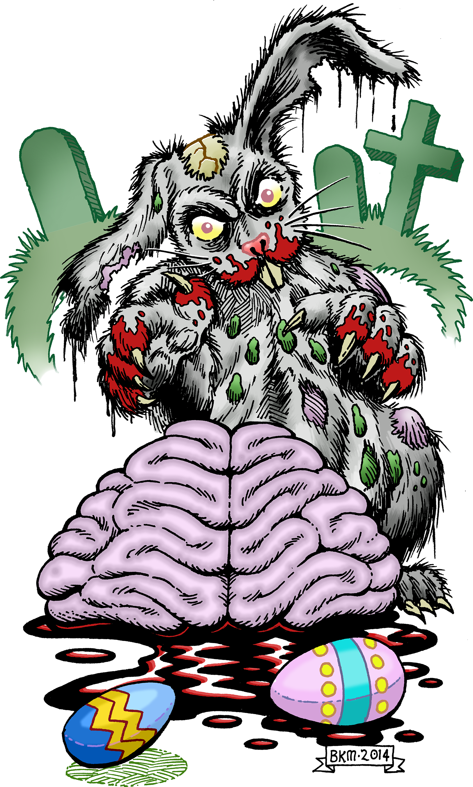 2017 Events And An Easter Bonus - Cartoon (1625x2700)