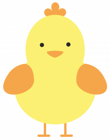 Chick 01 Graphic By Tina Shaw - Cartoon (456x456)