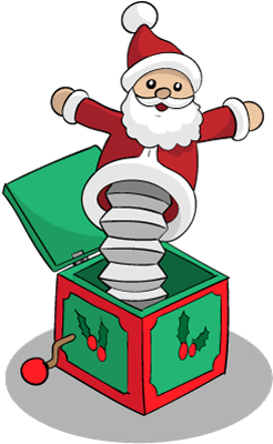 Santa Claus And Friends Messages Sticker-9 - Illustration (408x408)