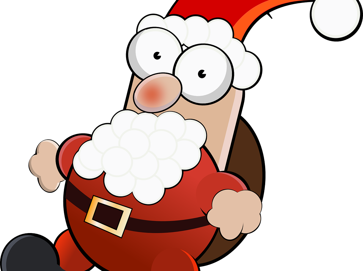 Christmas Bundle - Functional Skills - Santa Claus Drunk Png (1221x914)
