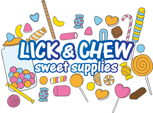 Lick & Chew Sweet Supplies Logo - Lick & Chew Sweet Supplies Logo (600x443)