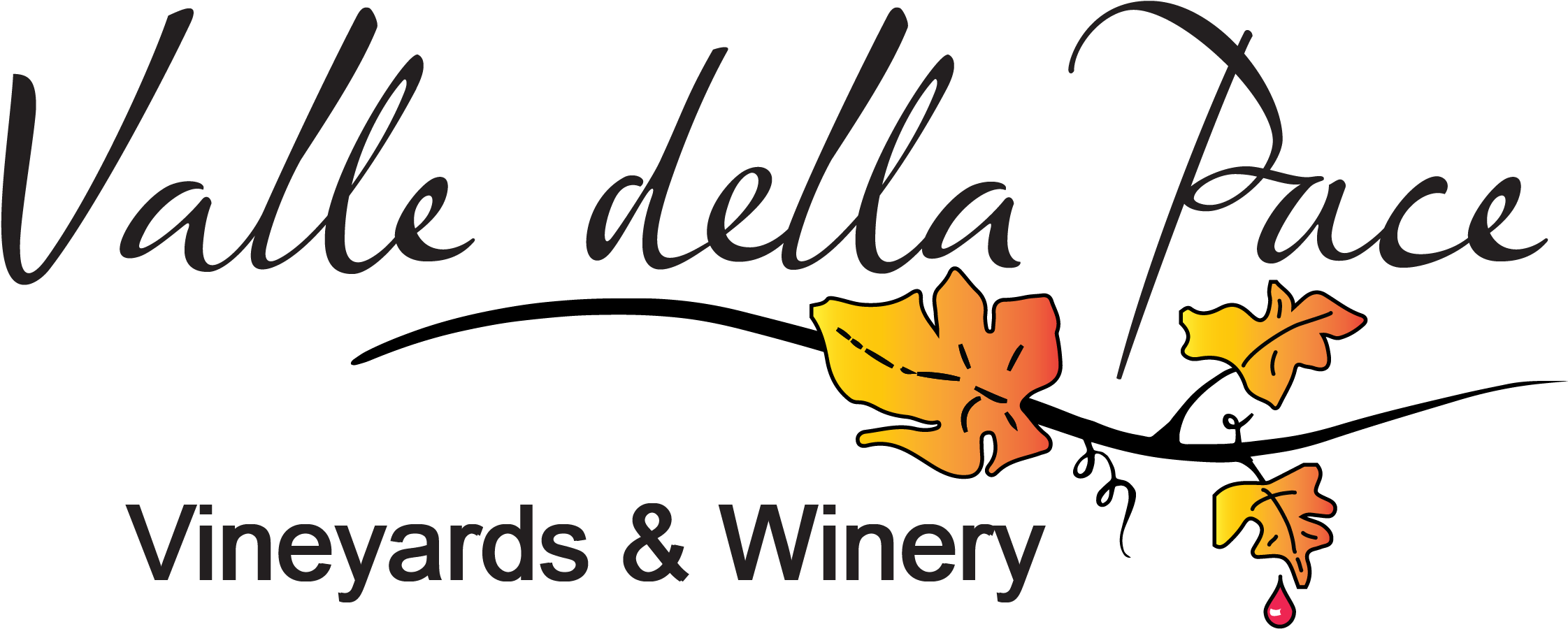 Valle Della Pace Vinyards & Winery - Calligraphy (2400x960)