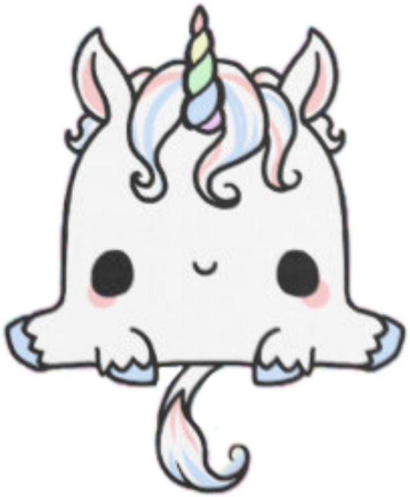 Unicorns Kawaii Stickers Ftestickers - Chibi Unicorn (1024x1024)