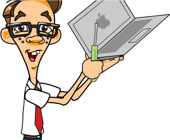 Bobook Clipart Repair - Computer Nerd Png (640x480)