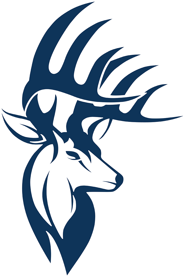 Deer Horn Transparent Png & Svg Vector - Bucks Logo Blue (1150x1308)