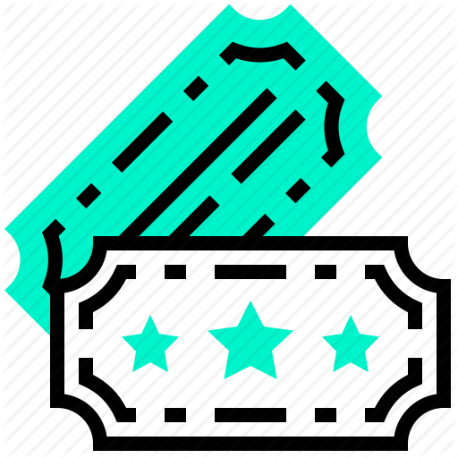 Stub Clipart Fair Ticket - Imágenes Relacionadas Con El Cine Para Dibujar (512x512)