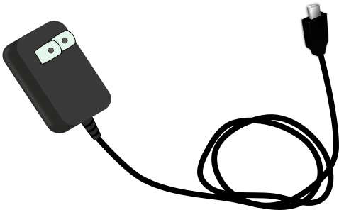 Power Clip Art - Charger Png (485x304)