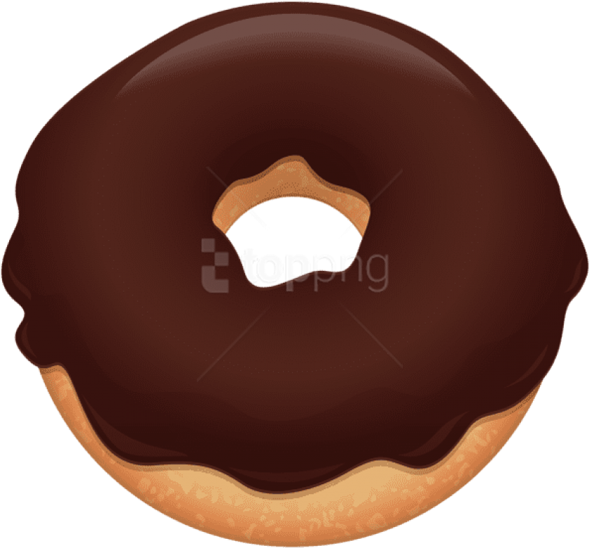 Free Png Download Donut Clipart Png Photo Png Images - Chocolate (850x790)