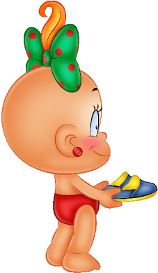 Girl Playing Funny Baby Images ꧁cute Cartoon Babys - Cartoon (400x400)