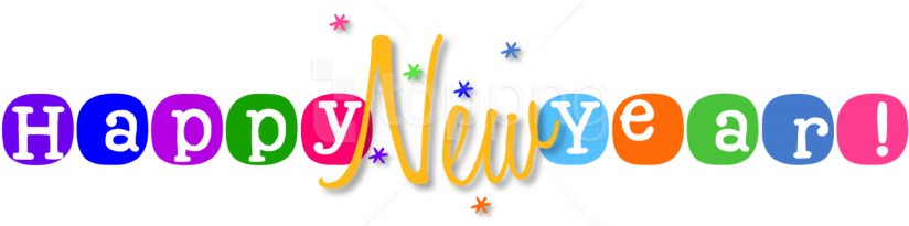 Free Png Download Happy New Year Free Pn Clipart Png - Happy New Year 2018 Images Png (850x204)