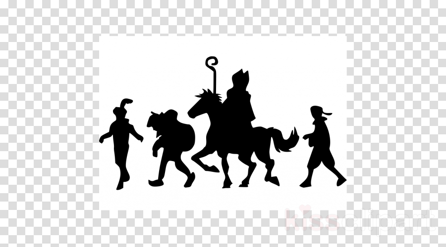 Sinterklaas En Zwarte Piet Clipart Zwarte Piet Sinterklaas - Four Leaf Clover Transparent (900x500)