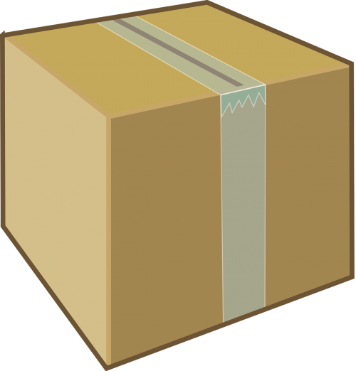 Cardboard - Cardboard Box Clipart (500x522)
