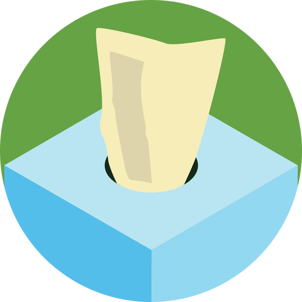 I Became A Box Of Tissues - Circle (600x600)