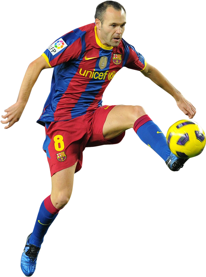 Ronaldo Football Players Clipart Psd - Andres Iniesta 2010 (1022x1200)