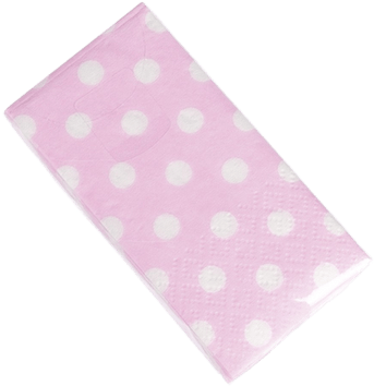 Pocket Tissues White And Pink - Polka Dot (400x400)
