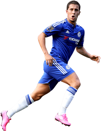 Soccer Player Clipart - Eden Hazard No Background (421x430)