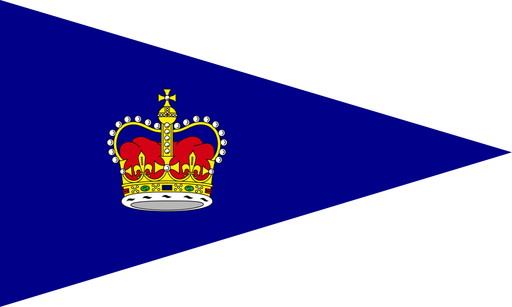 Buy Royal Western Yacht Club Burgee Online - Corinthian Flag (1033x620)