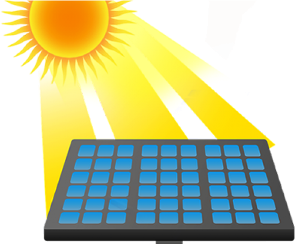Energy Clipart Solar Cell - Solar Power Plant Png (640x480)