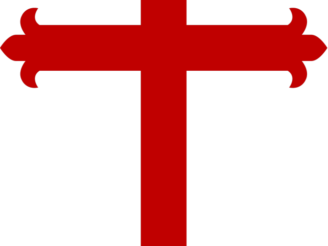 Red Cross Clipart Religious - Cross (640x480)