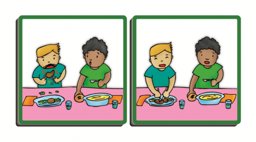 Dobre I Złe Zachowanie W Przedszkolu (500x500)