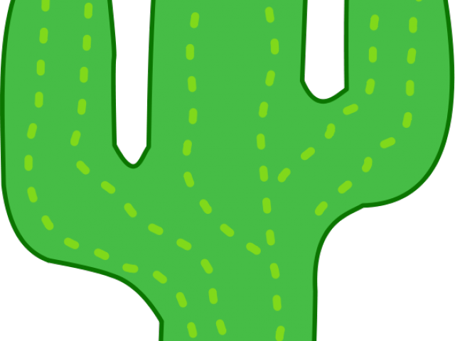 Shape Clipart Cactus - Transparent Cactus Clipart (640x480)
