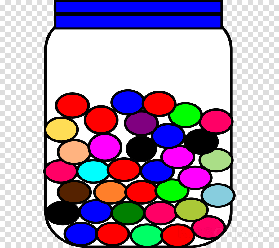 Candy In Jars Clipart (900x800)