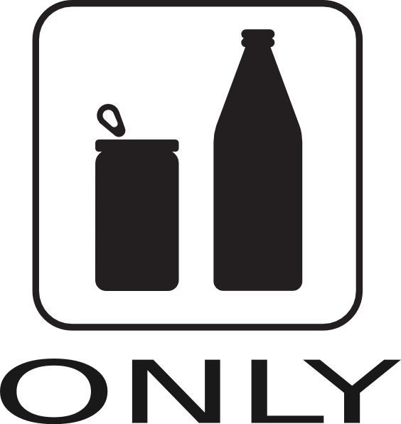 Bottle And Can Clipart (564x596)