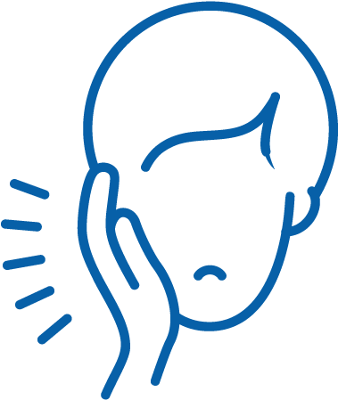 Icon Of Male And Female Child Tooths - Toothache Icon (500x500)