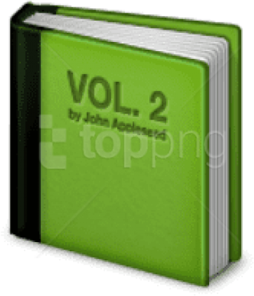 Free Png Download Ios Emoji Green Book Clipart Png - Vol 1 Book Emoji Png (480x502)