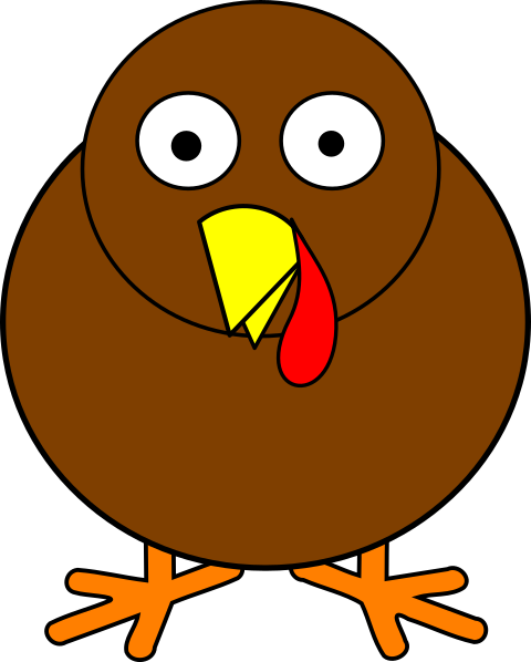 Clip Art Of A Turkey (480x598)