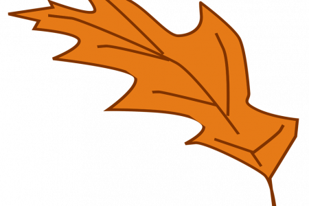 Turkey Clipart Autumn - Kreslený List Podzim (450x300)