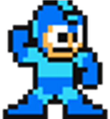 Michael Sollosi - Mega Man Pixel Gif (400x400)
