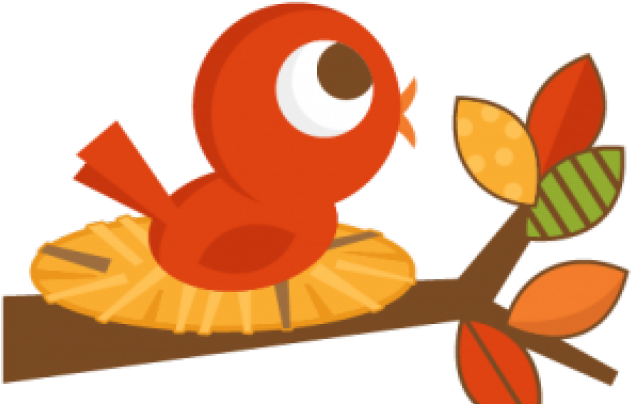 Fall Birds Clipart (640x480)