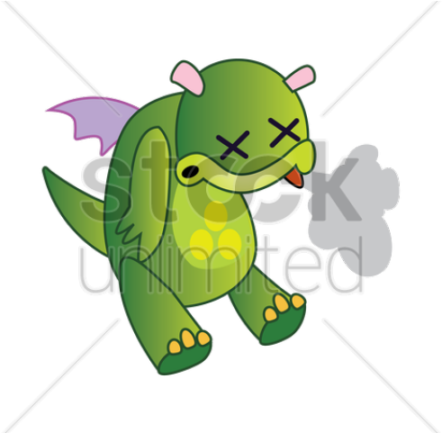 Tired Clipart Dragon - Cartoon (640x480)