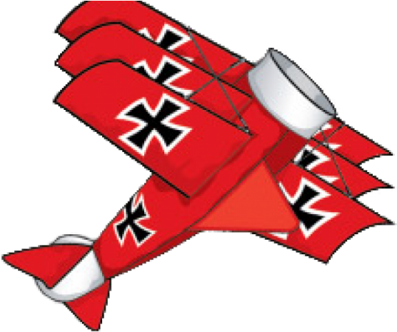 Plane Clipart Red Baron - Red Baron Clipart (640x480)