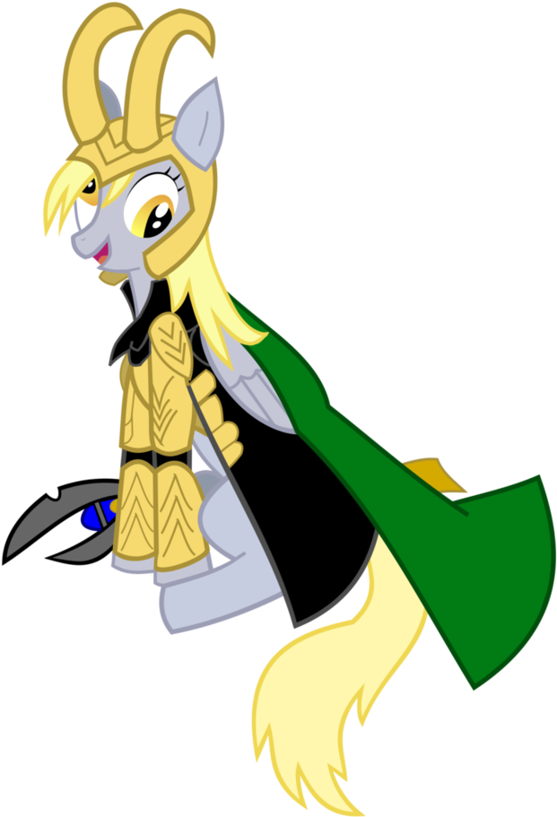 The Divine Demon, Crossover, Derpy Hooves, Female, - Cartoon (1280x960)