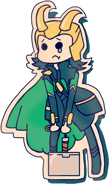 Haha New Thor, Loki Laufeyson, Geek Art, Tom Hiddleston - Cartoon (364x607)